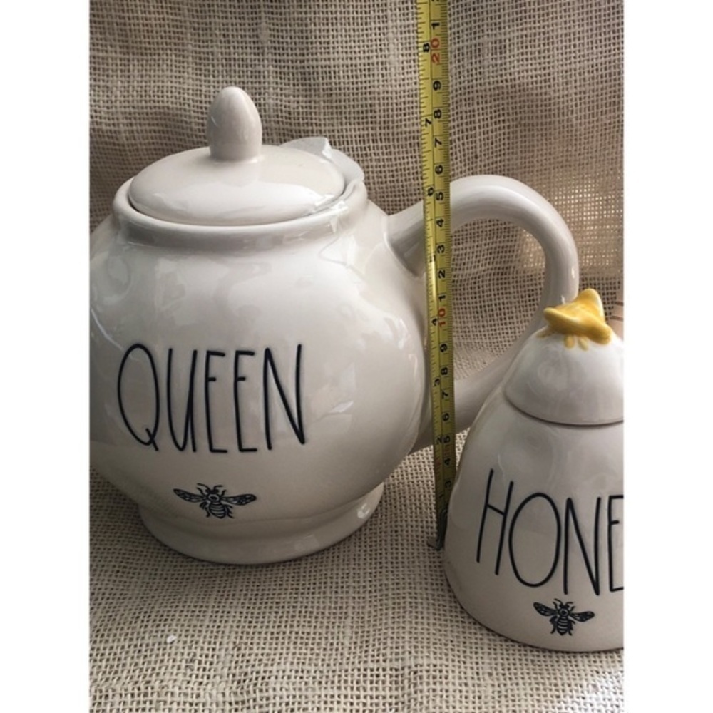 Rae Dunn QUEEN Bee and HONEY Pot Boxed Set - Picture 9 of 9